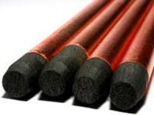 Carbon rods used in carbon arcs of early projectors projector-carbon-rods